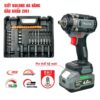 Máy Siết Bulong Mulitan M21V-450 Lực siết tối đa 800N.m, Kèm Phụ Kiện 25 Chi Tiết, Động Cơ Lõi Đồng Không Chổi Than, Bộ 2 Pin Thế Hệ Mới