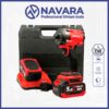 Máy Chuyên Vít Navara F-6005B, 3 Đèn LED, Động cơ không chổi than, Brushless Motor, Chân pin phổ thông 4cm, Đầu ngậm vít tự động