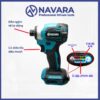 Thân chuyên vít DTD173 Chân Pin Phổ Thông, Động cơ không chổi than body chưa có pin sạc