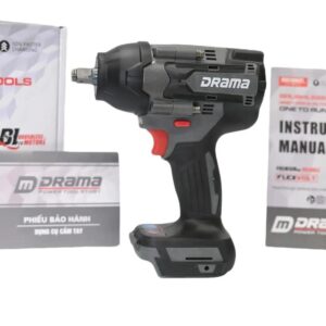 Thân Máy Siết bulong DRAMA D5598 FLEX Lực siết 800 Nm đầu đặc 1/2 tiện dụng đa năng, siet bulong pin