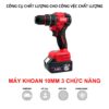 Máy khoan pin Drama D-5321 3 Chức năng Động Cơ Không chổi than Đầu kẹp Autolock Chân pin phổ thông
