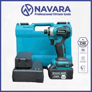 Máy Chuyên Vít Navara DTD173 Hệ Chân Pin Makita, Động cơ không chổi than, tặng đầu bắn vít, đầu bắn tôn, chuyên vít búa, Pin dung lương cao