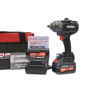 Máy siết bulong pin DRAMA D5600 FLEX, 1280Nm, Không chổi than, 3 Tốc độ siet bulong pin