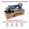 Máy mài Mulitan M21V-5510 CÓ CHỐNG SỐC ĐÁ động cơ lõi đồng không chổi than, tem dập nổi, chân pin phổ thông, máy cắt cầm tay