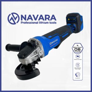Thân Máy Mài Góc Pin Navara 8001 Chân Pin phổ thông M21 4cm Động không chổi than, Lõi đồng, máy cắt cầm tay